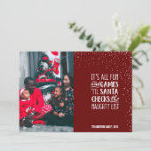 Het is allemaal plezier & games ondeugende lijst k kaart (Staand voorkant)