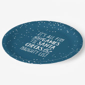 Het is allemaal plezier & games ondeugende lijst K Papieren Bordje (Gekanteld)