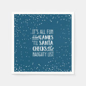 Het is allemaal plezier & games ondeugende lijst K Servet (Voorkant)