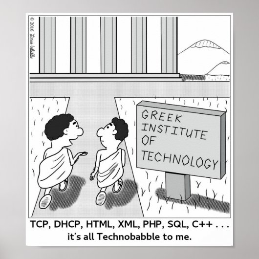 Het is allemaal technologisch voor mij poster (Voorkant)