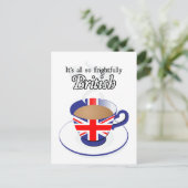 Het is allemaal zo vriendelijk Brits Briefkaart (Staand voorkant)