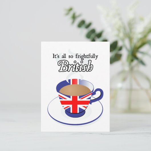 Het is allemaal zo vriendelijk Brits Briefkaart (Staand voorkant)