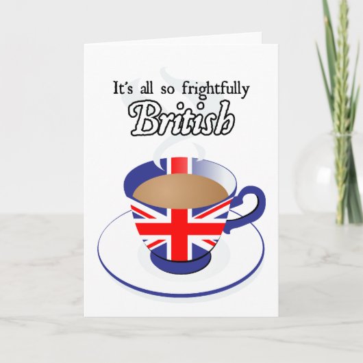 Het is allemaal zo vriendelijk Brits Kaart (Voorkant)