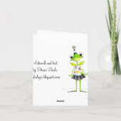 Het is allen over het Konijntje Feestdagen Kaart (Achterkant)