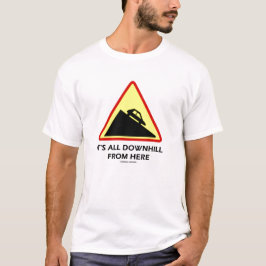 Het is Allen van hier (de Humor van het Teken van  T-shirt