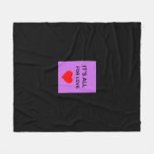 het is alles voor liefde fleece deken (Voorkant (Horizontaal))