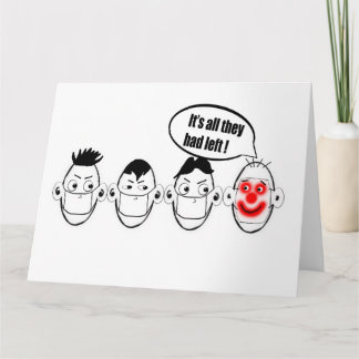 Het is alles wat ze hadden kaart