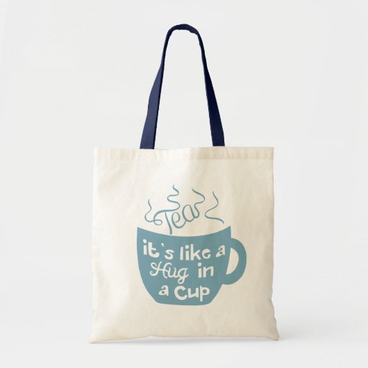 Het is als een slek in een beker. tote bag (Voorkant)