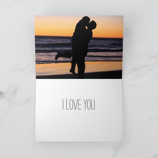 Het is altijd al jij geweest | Aangepaste romantis Kaart (Binnen)