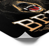 Het is altijd Beer Sason Beer Deer Beer Funny Hunt Poster (Hoek)