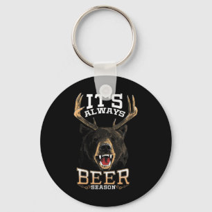 Het is altijd bier seizoen Beer Herten Bier Grappi Sleutelhanger