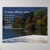 Het is altijd binnen je vermogen...Poster Poster (Voorkant)