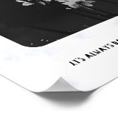 Het is altijd donkerst voor de zonsopgang poster (Hoek)