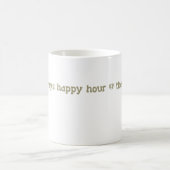 het is altijd een gelukkig uur in de bibliotheek koffiemok (Center)