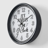Het is altijd Gin O'Clock Wall Clock - Fun Bar (Hoek)