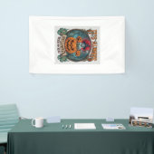 Het is Altijd Halloween Binnen Hoofd Pompoen Geest Spandoek (Beurs)