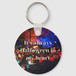 Het is altijd Halloween Pompoenen Sleutelhanger
