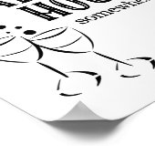 Het Is Altijd Happy Hour Ergens Bar Bord Poster (Hoek)