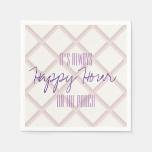 Het is altijd Happy Hour op de Porch Servet