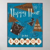 Het is altijd Happy Hour Poster (Voorkant)