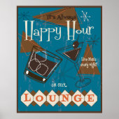 Het is altijd Happy Hour Poster (Voorkant)