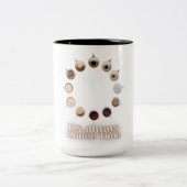 Het is altijd het ontwerp van de koffietijd - grap tweekleurige koffiemok (Center)