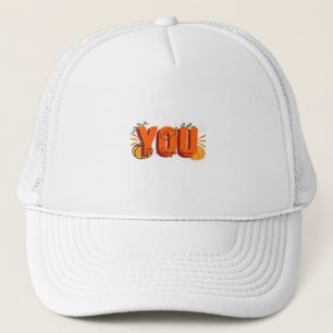 Het is altijd jij Retro Pompoen Herfst  Trucker Pet