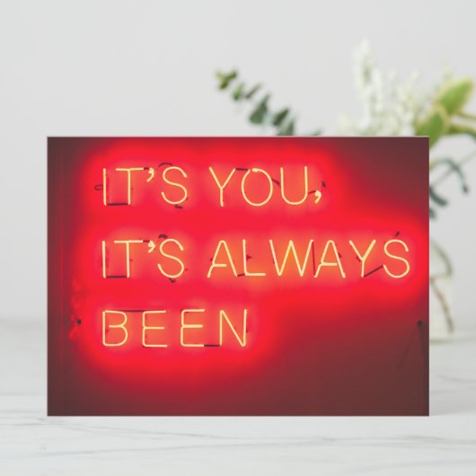 Het is altijd jou geweest | Romantic Neon (Staand voorkant)