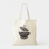 Het is altijd koffie-tijd tote bag (Achterkant)