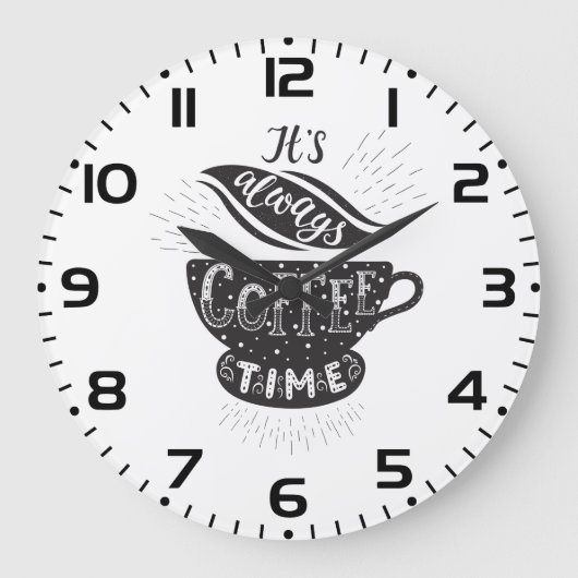 Het Is Altijd Koffietijd Grote Klok (Voorkant)