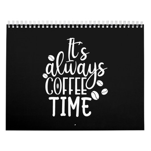 het is altijd koffietijd kalender (Hoes)