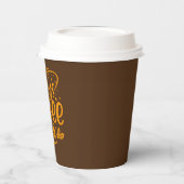 Het is altijd koffietijd Quote l Cool Coffee Shop Papieren Bekers (Links)