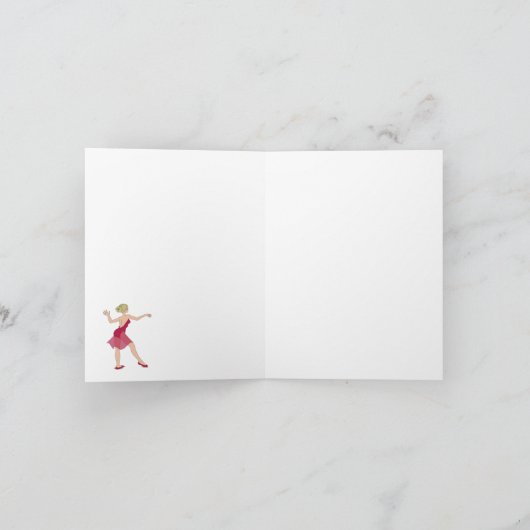 Het is altijd leuk om Dance Note Kaart (Binnen)