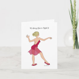 Het is altijd leuk om Dance Note Kaart