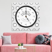 HET IS ALTIJD MARTINI-TIJD ERGENS CANVAS-PRINT CANVAS AFDRUK (Insitu (Woonkamer))