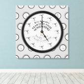 HET IS ALTIJD MARTINI-TIJD ERGENS CANVAS-PRINT CANVAS AFDRUK (Insitu (Houten vloer))