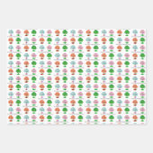 Het is altijd Pickleball Sason - Vier seizoensbome Inpakpapier Vel (Voorkant 3)