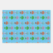 Het is altijd Pickleball Sason - Vier seizoensbome Inpakpapier Vel (Voorkant 2)