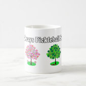 Het is altijd Pickleball Sason - Vier seizoensbome Koffiemok (Center)