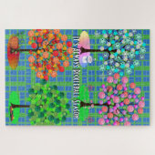 Het is altijd Pickleball Sason - Vier seizoensbome Legpuzzel (Horizontaal)