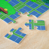 Het is altijd Pickleball Sason - Vier seizoensbome Legpuzzel (Zijkant)