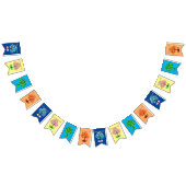 Het is altijd Pickleball Sason - Vier seizoensbome Vlaggetjes (Alle)