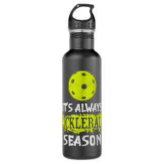 Het is altijd Pickleball Season Funny Pickleball G Waterfles