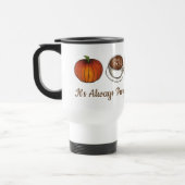 Het is altijd Pumpkin Spice Sason Coffee Latte Her Reisbeker (Links)