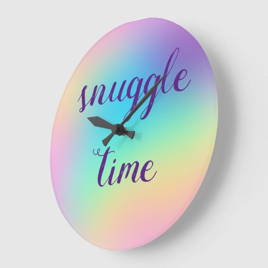 Het is altijd 'Snuggle Time'. Klok (Hoek)