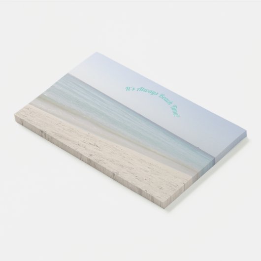 Het is altijd strand tijd! post-it® notes (Schuin)