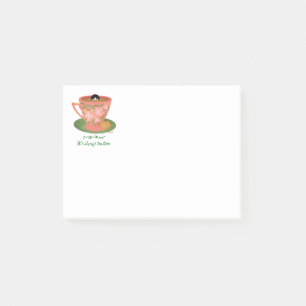 Het is altijd Tea Time Funny Tea Drinkers Quote Post-it® Notes