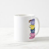 Het is altijd Tea Time - Theeliefhebber Koffiemok (Voorkant rechts)