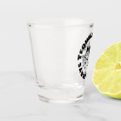 Het is altijd Tequila-tijd. Shot Glas (Links)
