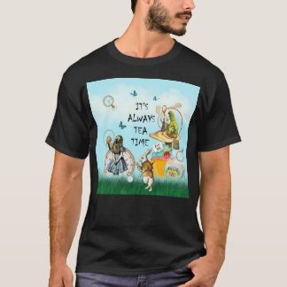 Het is altijd theetijd - Alice in Wonderland T-shirt